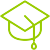 Graduate cap icon