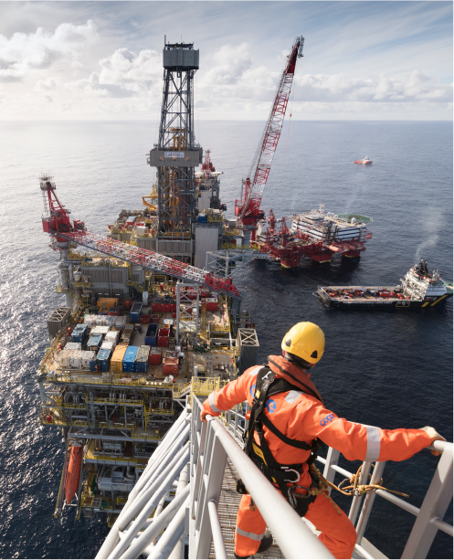 Clair Ridge platform in the UK North Sea