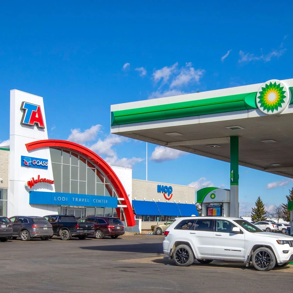A TravelCenters of America site