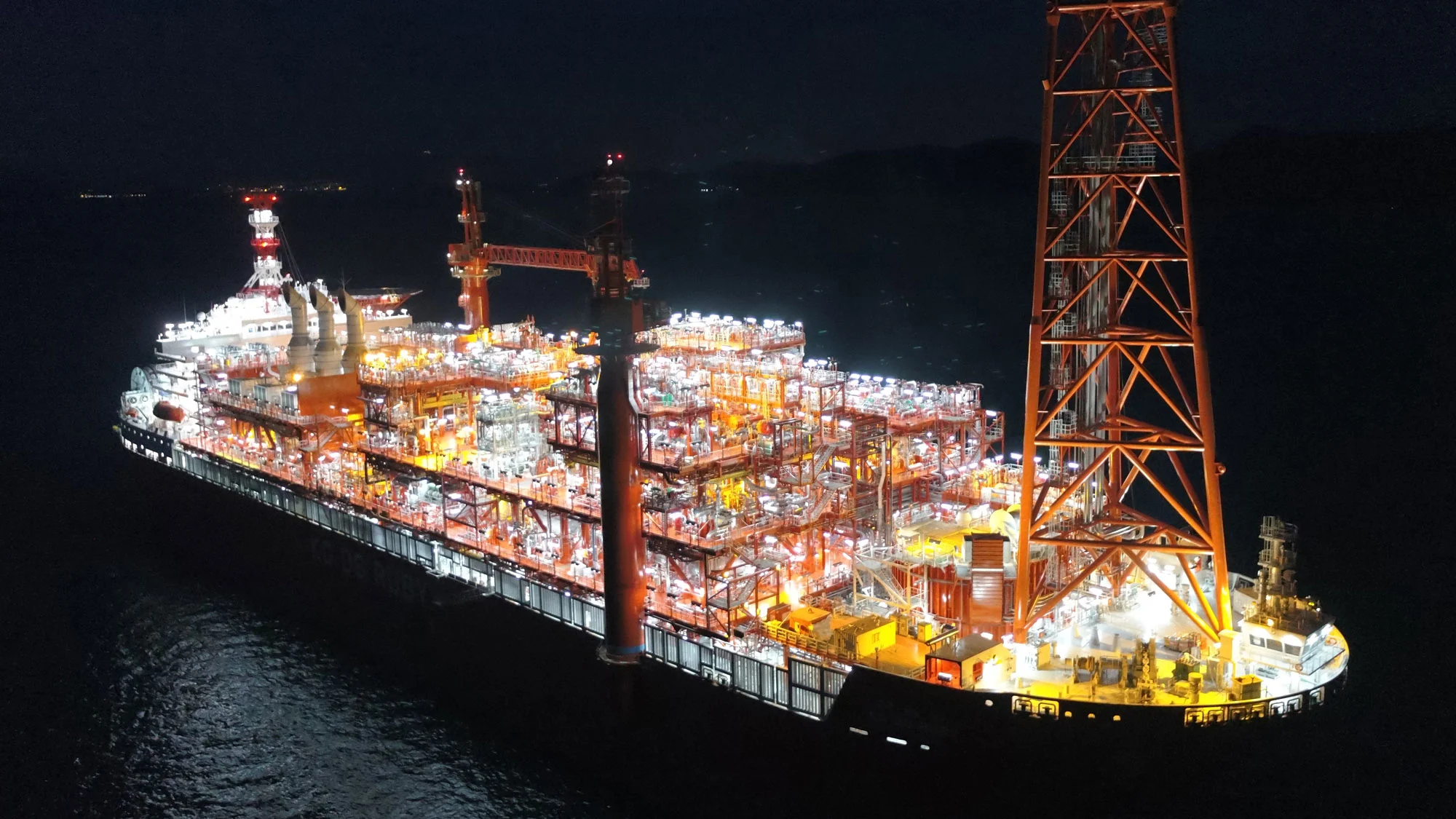 The Ruby FPSO, part of the MJ project in India