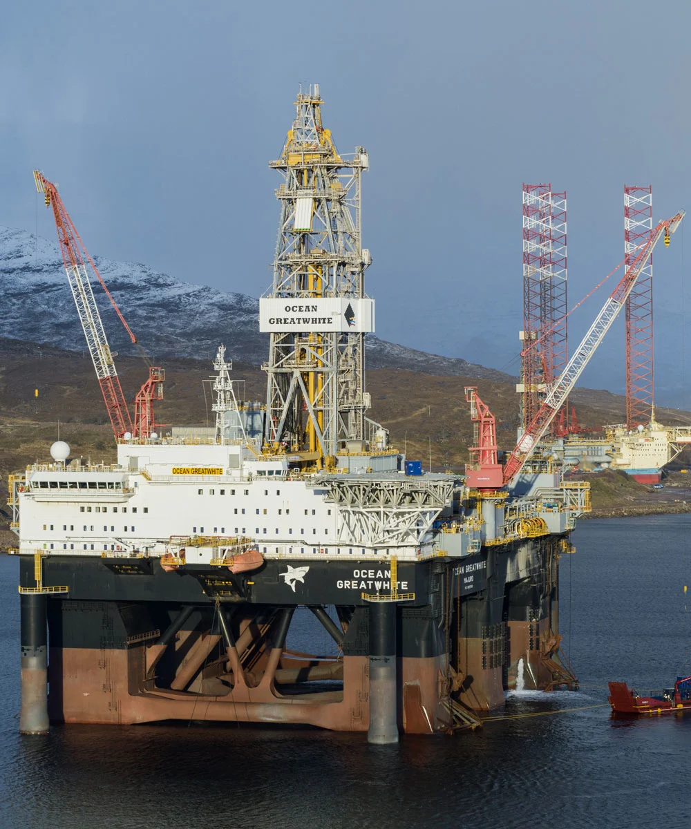 The Ocean GreatWhite semi-submersible rig